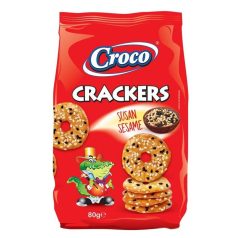 Croco Kréker szezámmagos karika 80g /12/