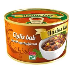 Készétel Házias Chilisbab dar.marhahússal 400g