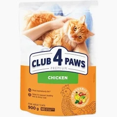 CLUB4PAWS Cat Dry Csirke 900g /8/