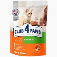 CLUB4PAWS Cat Dry Kitten Csirke 300g /15/
