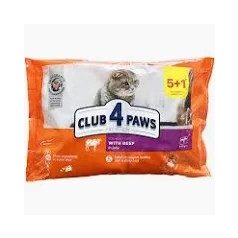 CLUB4PAWS Cat Pouch Marha Jelly 5+1 510g  /10/
