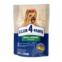 CLUB4PAWS Dog Dry Small Kacsa 900g /8/