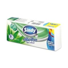 Sindy Papírzsebkendő 3rtg.100db-os Aloe vera /60/