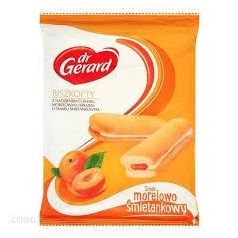 Dr Gerard piskótarúd 170g Paleczki Kremowe Barack/Eper/12/