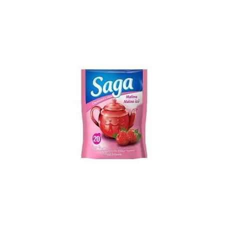Saga Málna gyümölcstea 34g /20/